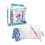 Σετ STITCH - Μυστικο Ημερολογιο + Μαγικος Στυλος + Αυτοκολλητα