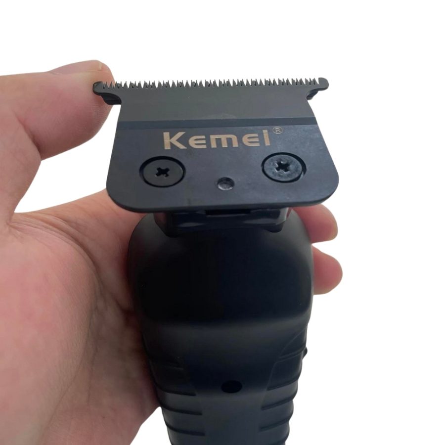 Kemei Επαγγελματική Επαναφορτιζόμενη Κουρευτικη Μηχανη Μαύρη (KM-2299)