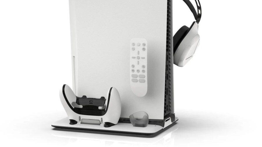 IMP DLX Βαση PS5 SLIM /PS5 FAT με Charges Controllers(inc. Edge), 3sp Fan w. game, headset and remote store
