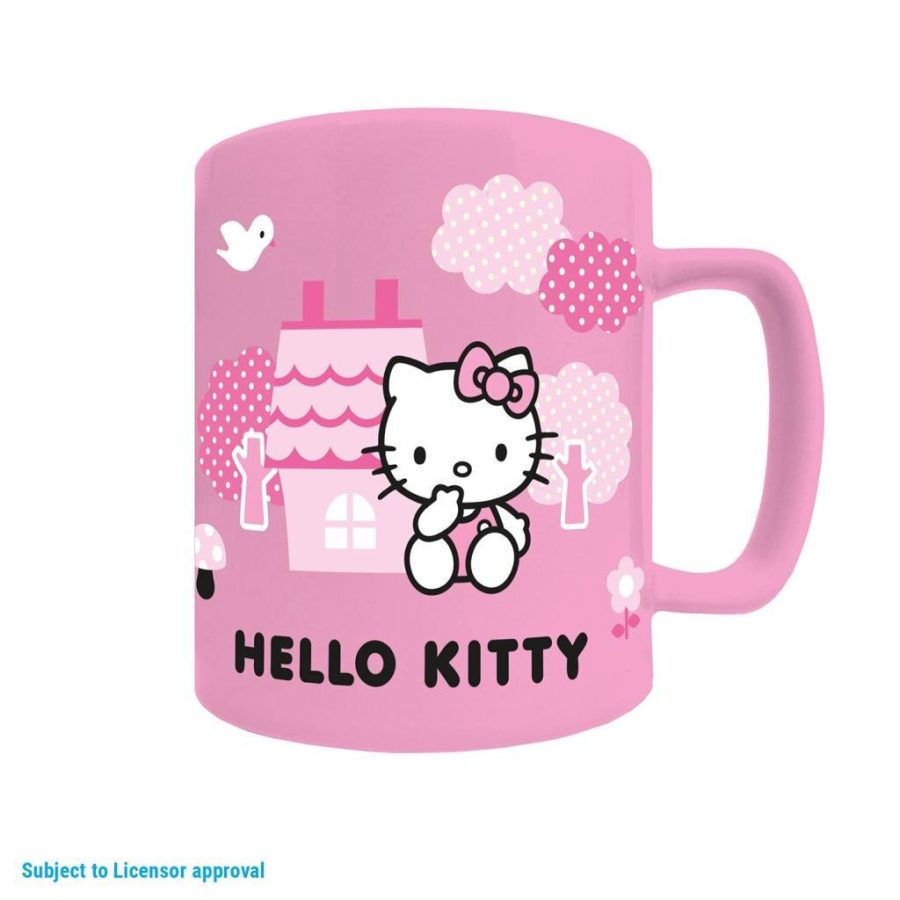 Pyramid HELLO KITTY Κουπα με Αφαιρουμενο Χνουδι Fuzzy Mug 440ml