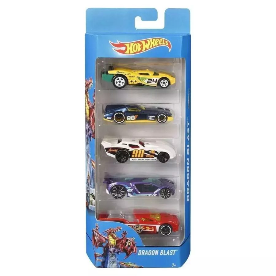 Mattel Hot Wheels - HW Drag Strip (Set Of 5) (HTV54) (Τυχαία επιλογή)