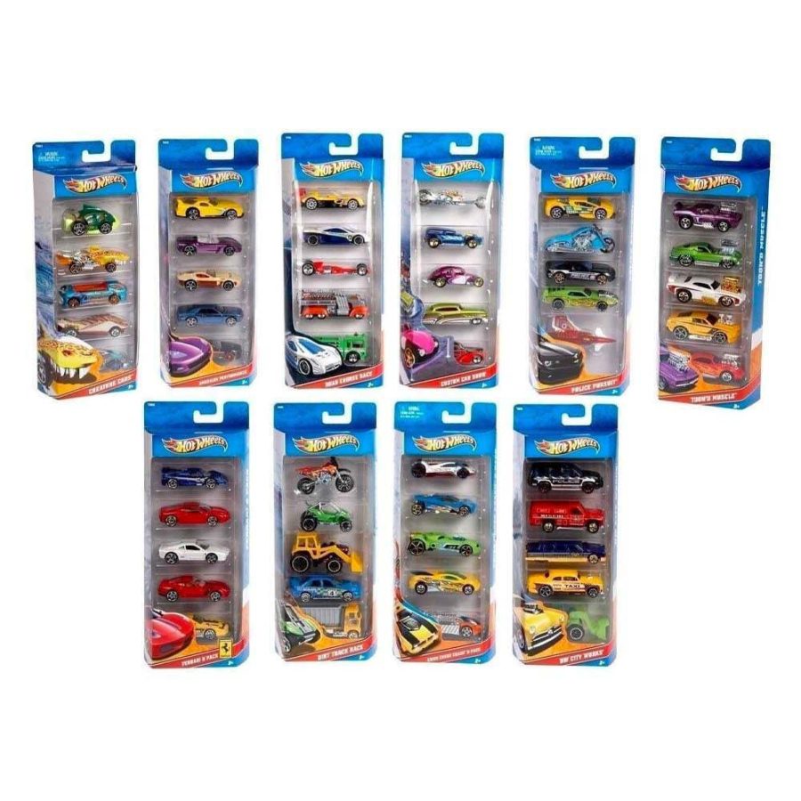 Mattel Hot Wheels - HW Drag Strip (Set Of 5) (HTV54) (Τυχαία επιλογή)