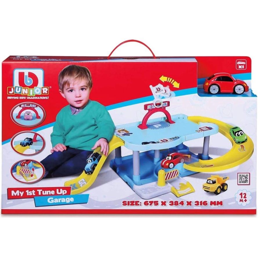 Bburago Σετ Αυτοκινητάκι - Γκαράζ Bburago Junior My 1st Tune Up Garage VW Beetle (16/88611)