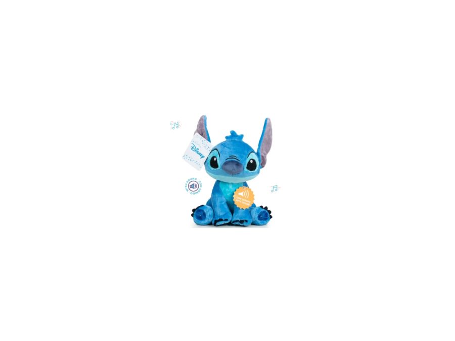 Λουτρινο Disney Stitch με Ηχους Sitting Plush Sound 20cm
