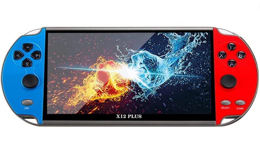 OEM Retro Ηλεκτρονική Κονσόλα Χειρός X12 Plus 7΄΄ με πολλα προεγκατεστημενα παιχνιδια και μεγαλη οθονη