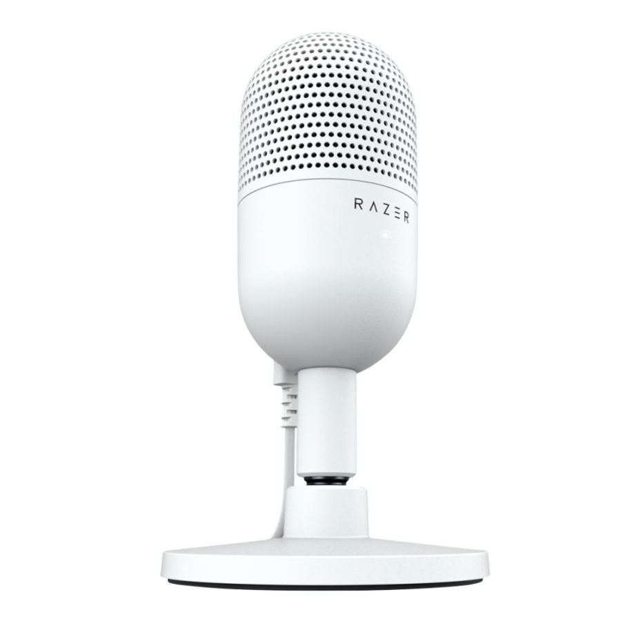 Razer SEIREN V3 MINI MERCURY – USB Condenser Microphone – Build-in Shock Absorb – Mute Button
