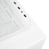 Kolink Observatory HF Mesh ARGB Midi Tower Case – White (with 6 ARGB fans – 3x140mm & 3x120mm )