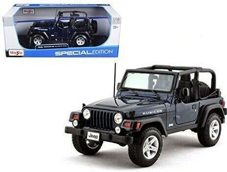 Maisto 1:18 SP. ED. JEEP WRANGLER RUBICON Met Blue (48/31663 BU)