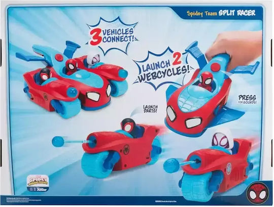 Spiderman Spidey Όχημα 3 σε 1 Ομάδα Αγώνων 22εκ