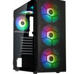 Kolink Observatory HF Mesh ARGB Midi Tower Case – Black (with 6 ARGB fans – 3x140mm & 3x120mm)