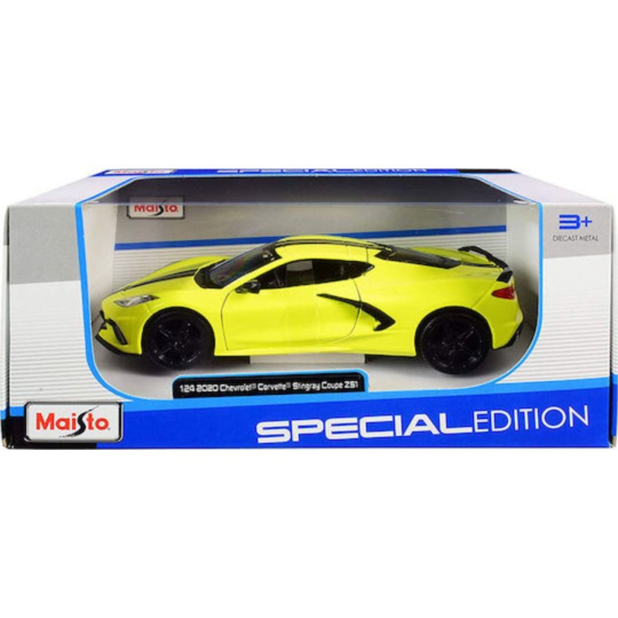 Maisto 1:24 SP. ED. 2020 Chevrolet Corvette Stingray Coupe Z51 Yellow (48/31527 YL)