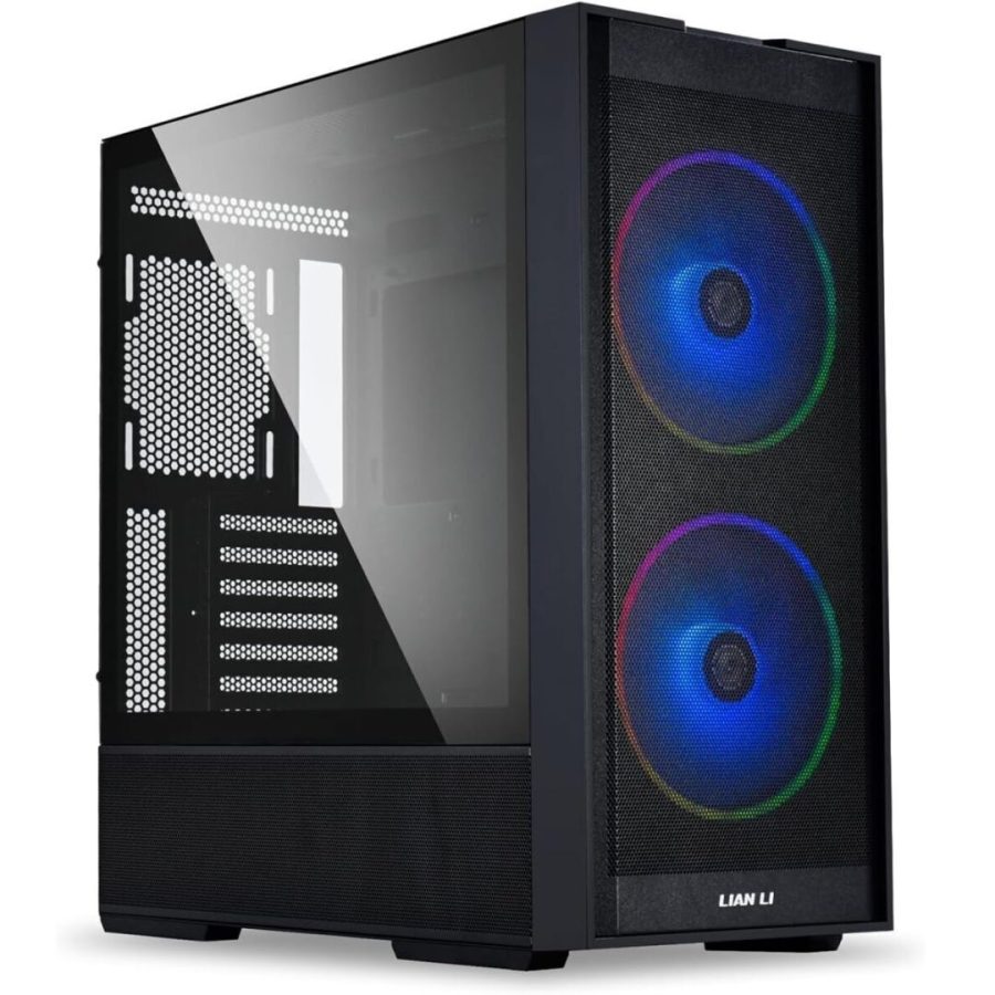 Lian Li LANCOOL 206 Black – ATX PC Case w. 2 x front 160 PWM fans (ARGB)