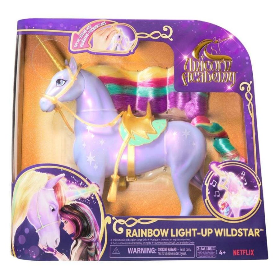 Spin Master Unicorn Academy: Rainbow Light-Up Wildstar - Unicorn (Instrumental, English)