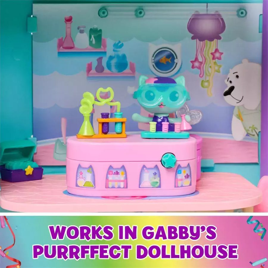 Spin Master Gabbys Dollhouse: Cat-Errific Celebration - Bobble Kitty MerCat Potion Pack