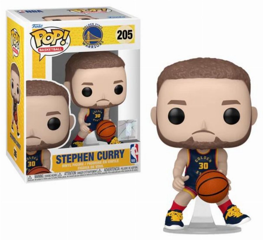 Funko Pop! Basketball: NBA Warriors - Stephen Curry (City Edition 24-25) #205 Figure