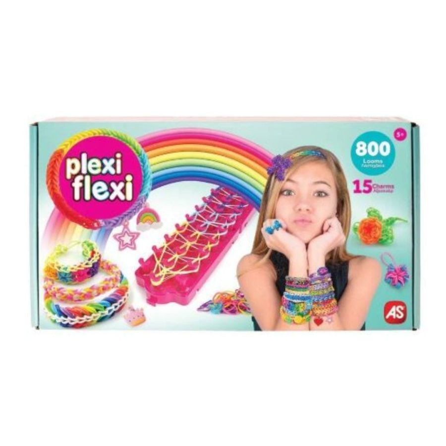 AS Plexi Flexi Love Αργαλειος Με 800 Λαστιχακια και 30 Αξεσουαρ Για Ηλικίες 5+ Χρονών