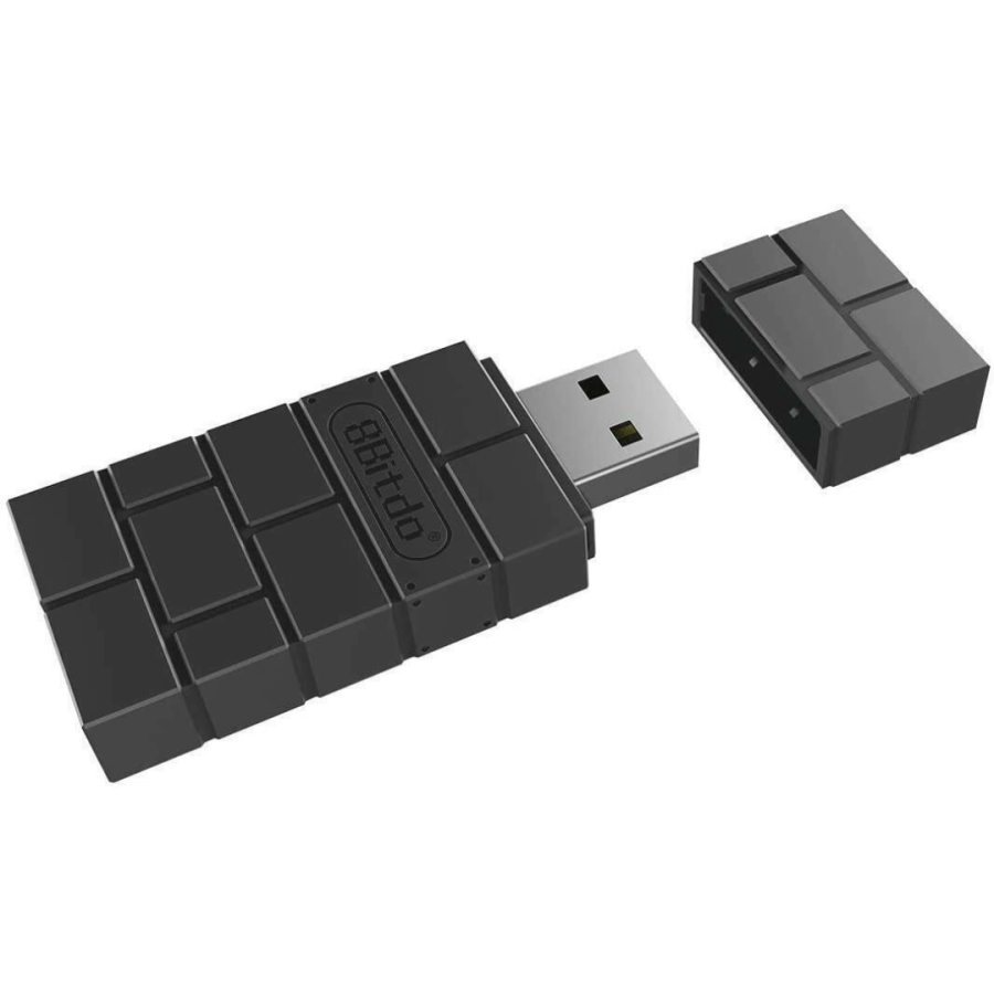 8BitDo Wireless Bluetooth Adapter 2 για Nintendo Switch & Switch 2 – USB Controller Adapter PS5 / Xbox / PC