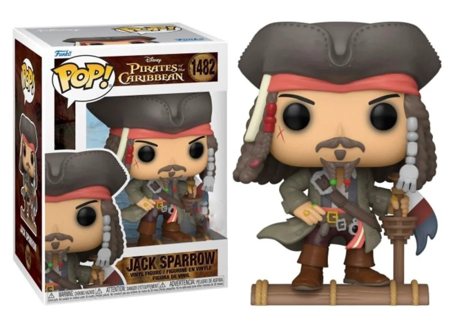 Funko POP! Movies Pirates of the Caribbean Jack Sparrow #1482 Vinyl Figure