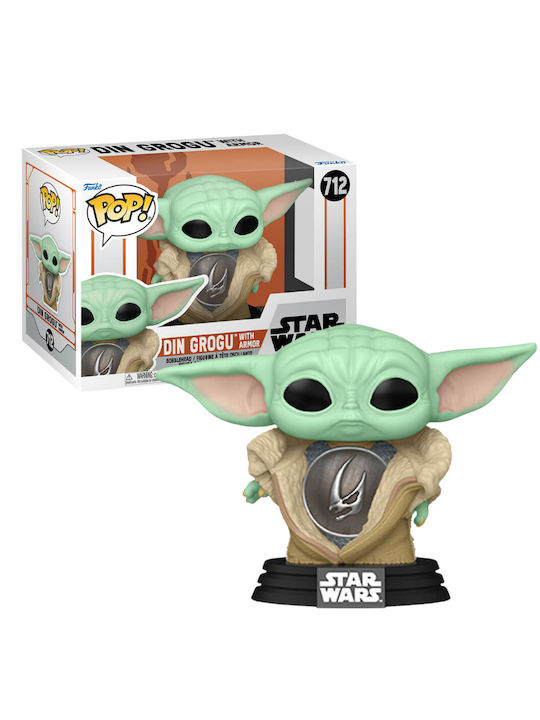 Funko Pop! Star Wars The Mandalorian Din Grogu (With Armor) #712 Vinyl Figure