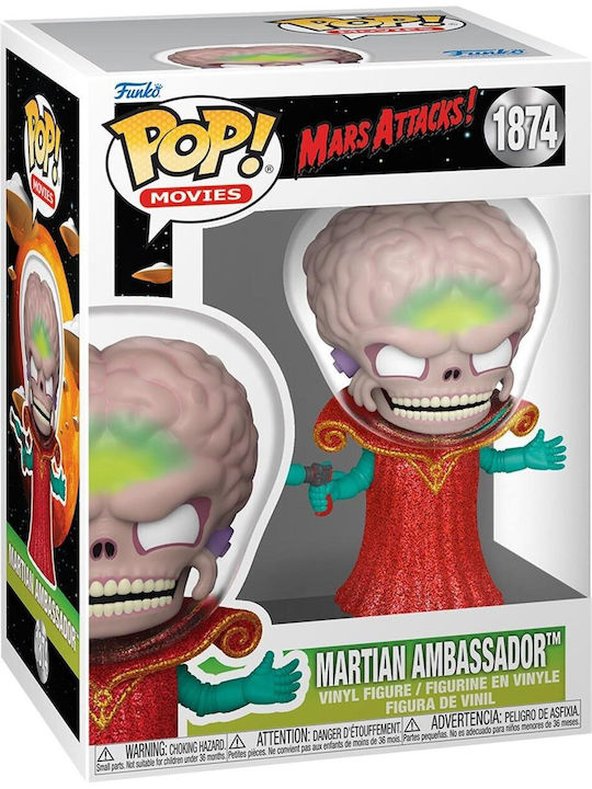 Funko Pop! Movies: Mars Attacks Martian Ambassador #1874 Vinyl Figure