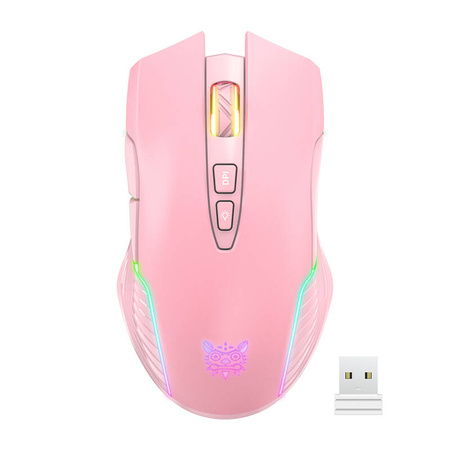ONIKUMA Ασυρματο Ποντικι CW905 Pink 2.4G Wireless Gaming Mouse 3600DPI