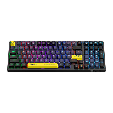 ONIKUMA Μηχανικο Πληκτρολογιο G38 98 Keys USB Wired Mechanical Keyboard Black