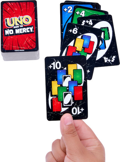 Mattel Επιτραπεζιο Παιχνιδι Uno No Mercy για 2-6 Παίκτες 7+ Ετών (EN) HWV18