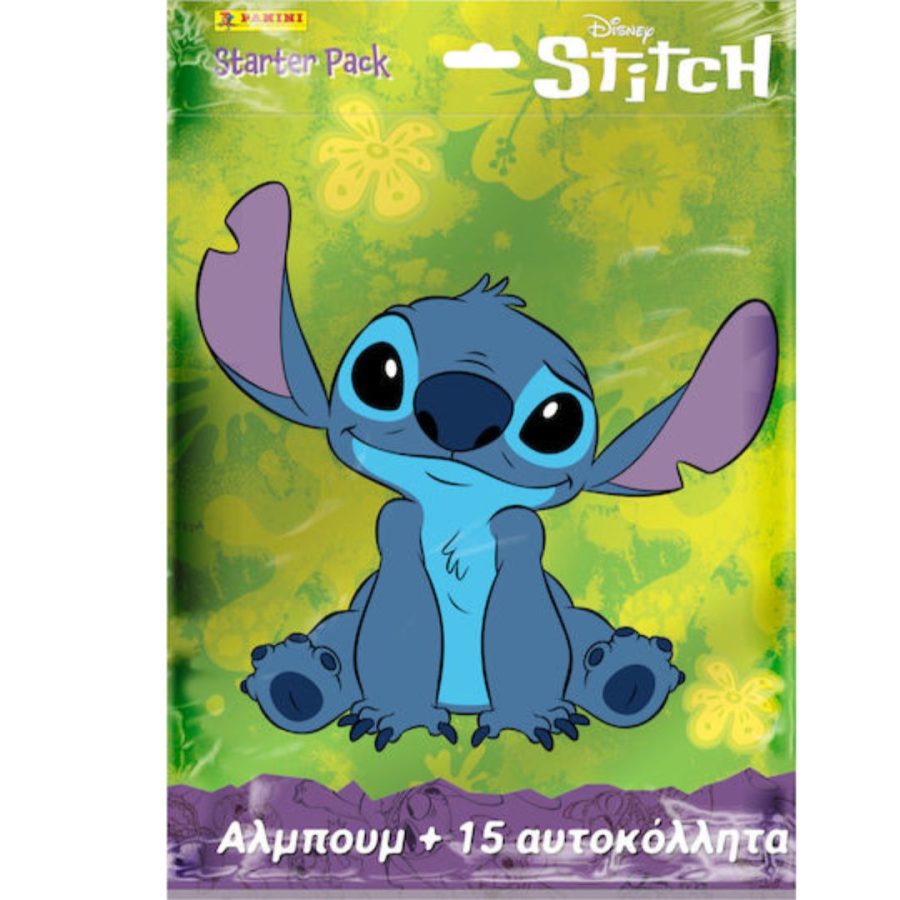 Panini Disney: Stitch 2025 - Sticker Starter Pack (Sticker Album plus 3 Packs of 5 Stickers each)