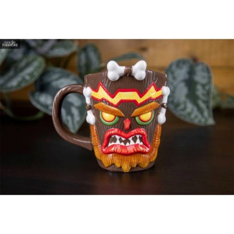Paladone Κεραμικη Κουπα Crash Bandicoot - Uka Uka Shaped Mug 330ml