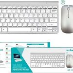 Weibo Ασυρματο Πληκτρολογιο WB-8066 Wireless Keyboard και Mouse Set US Layout White