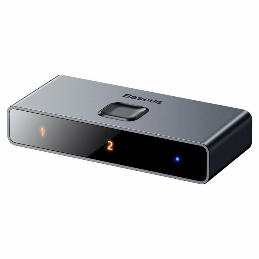 Baseus HUB Matrix HDMI Switcher (2in1 or 1in2) Space Gray (CAHUB-BC0G)