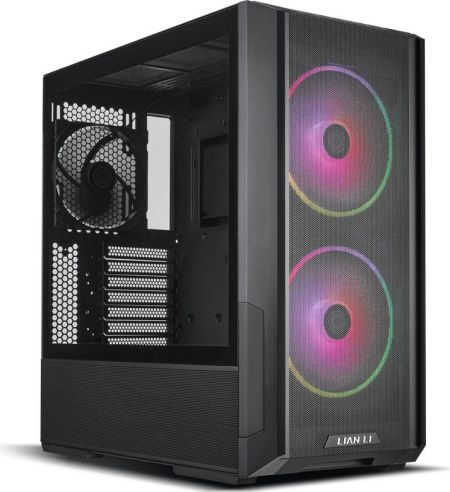 Lian Li LANCOOL 216 RGB black – EATX/ATX/MICRO-ATX/MINI-ITX (front 160mm ARGB x2, rear 140mmx1)