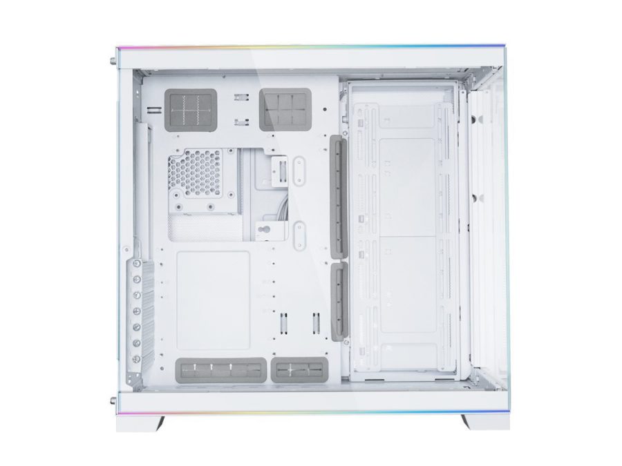 Lian Li O11D EVO RGB White – White EATX(under 280mm)/ATX Columnless Tower PC Case