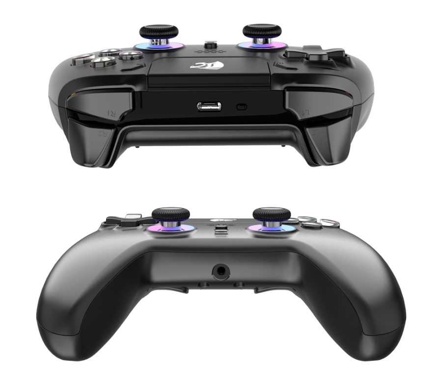 ROAR ασύρματο gamepad RR-0023, Switch/PS4/PC/iOS/Android, Bluetooth, μαύρο
