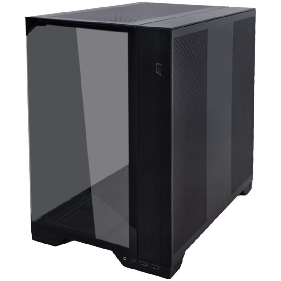 Lian Li O11 Vision Compact Black – Black EATX(under 280mm)/ATX 2 top panels 360AIO Tower PC Case
