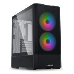 Lian Li LANCOOL 207 Black – ATX PC Case (4 FANS) 2 x front 140 ARGB PWM & 2 bottom 120 PWM reverse