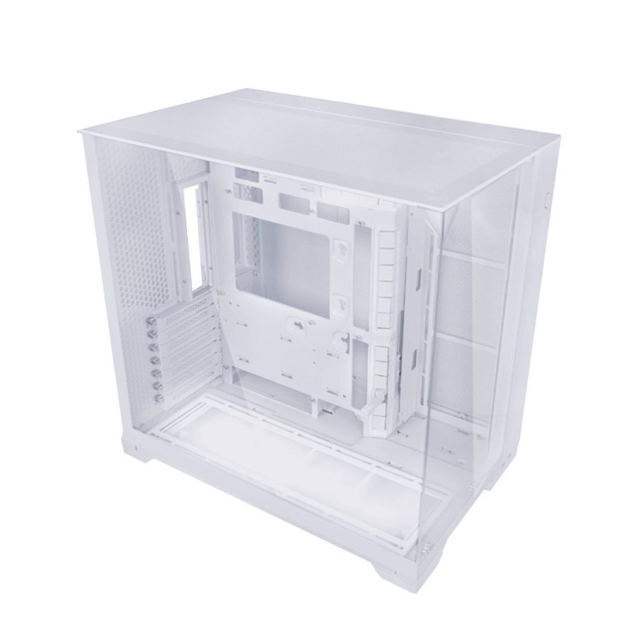 Lian Li O11 Vision Compact White – White EATX(under 280mm)/ATX 2 top panels 360AIO Tower PC Case