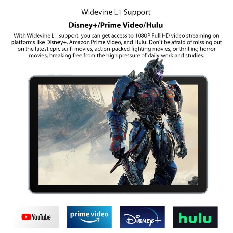 BlackView Tablet Tab 70 10.1" με WiFi (4GB/64GB) Space Grey (Δώρο Θήκη και Τζαμι Οθόνης)