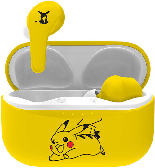 OTL Ασυρματα Ακουστικα Pokemon Pikachu In-ear Bluetooth Handsfree Θήκη Φόρτισης Κίτρινα