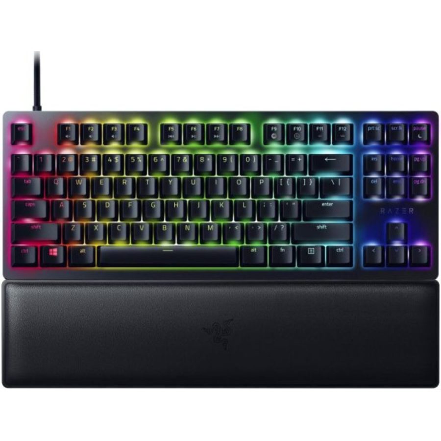 Razer HUNTSMAN V2 Tenkeyless – RGB Optical Gaming Keyboard (Clicky Purple Switch) – US Layout