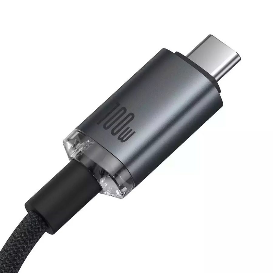 Baseus Fast Charging Cable Crystal Shine USB-C to USB-C 100W 1.5m 20Gb Black (P10318204111-00)