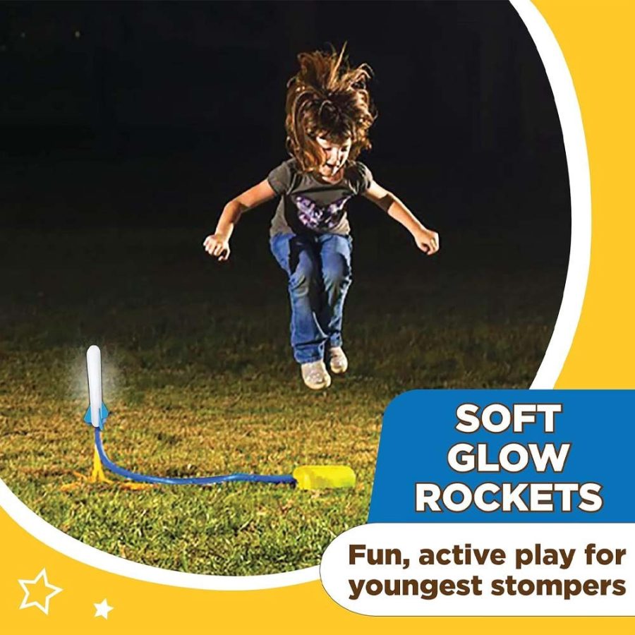 Stomp Rocket Jr. Glow 4 Rockets (SR100007)
