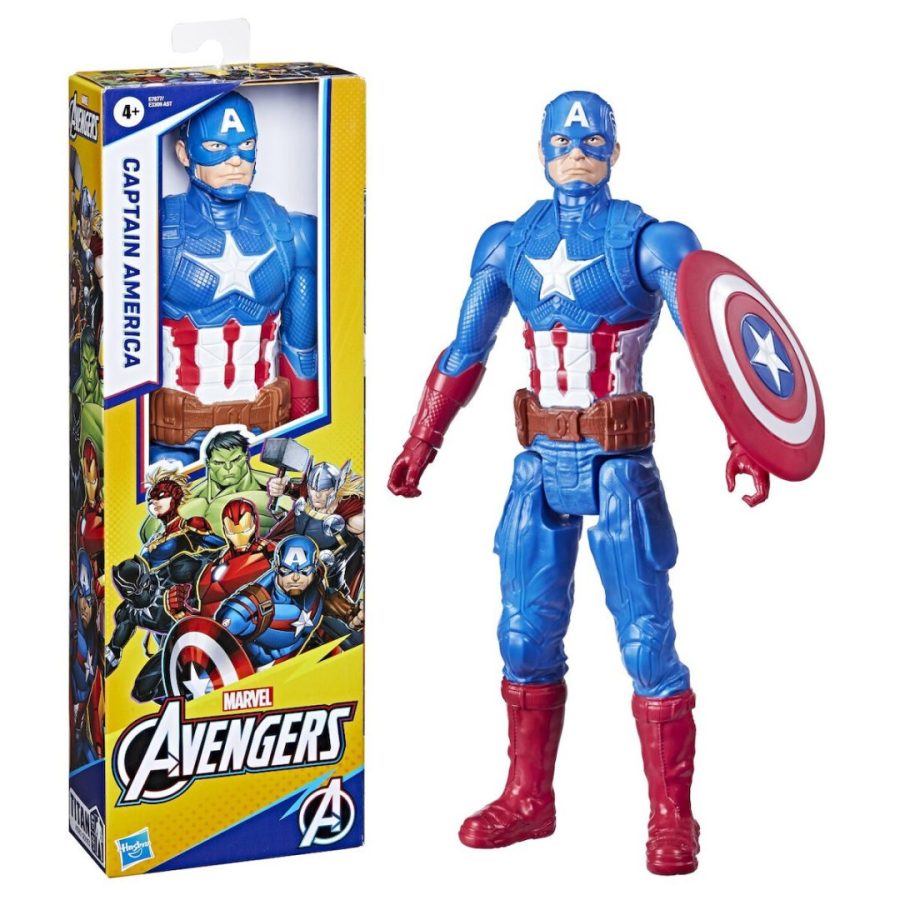 Hasbro Marvel Avengers: Titan Hero Series - Captain America Action Figure (30cm) (E7877)