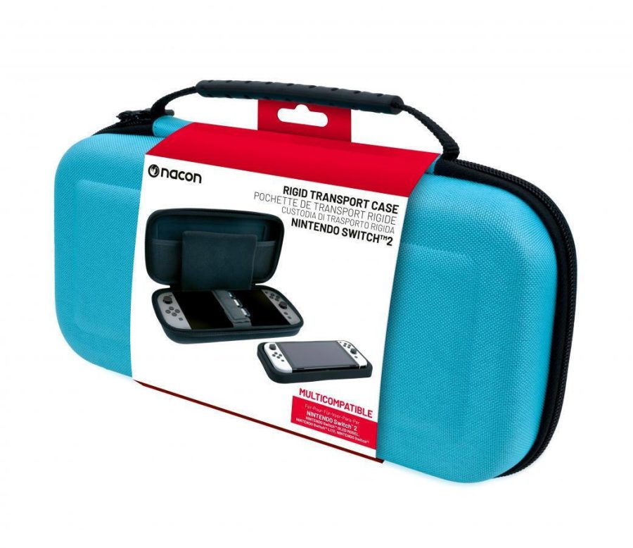 Nacon Travel Pouch For Nintendo Switch 2 Blue ( MultiCompatible w/all Switch models)