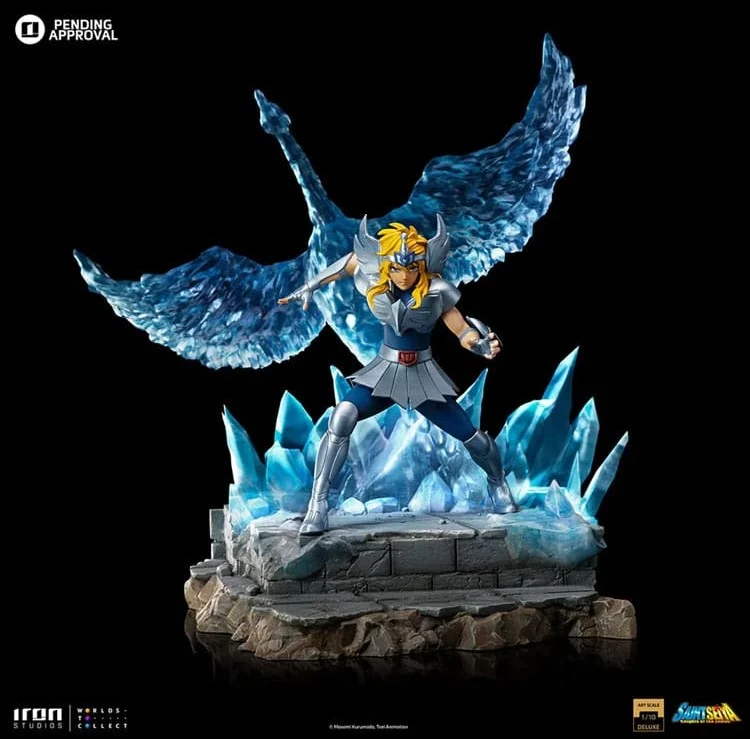Iron Studios SAINT SEIYA - Cygnus Hyoga - Statue Art Scale Deluxe 1/10 27cm