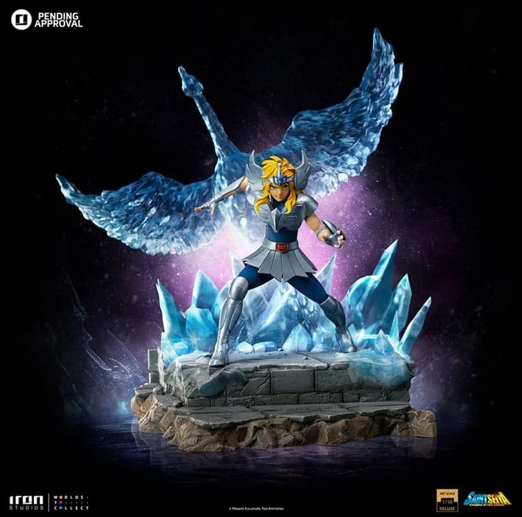 Iron Studios SAINT SEIYA - Cygnus Hyoga - Statue Art Scale Deluxe 1/10 27cm