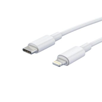 Leewello Καλωδιο Φορτισης 6Α Type C σε Lightning Λευκο 1m (LW-185)