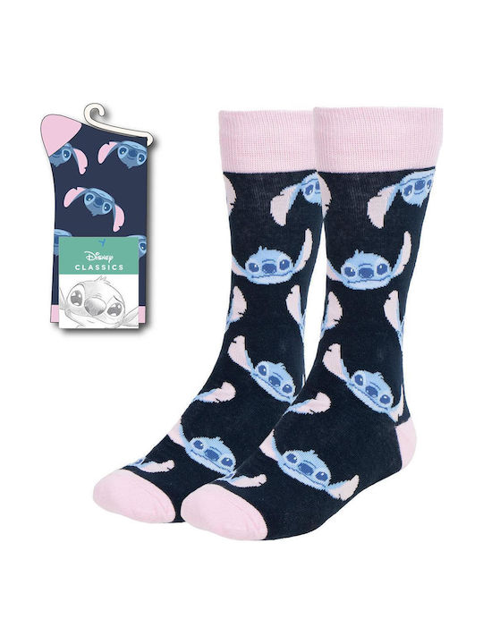 Lilo and Stitch Καλτσες miniature head socks TU 36 εως 43