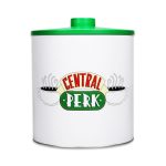 Friends and Central Perk logos Brass Pot Μπισκοτιέρα Μεταλλική (8x12x16 cm)