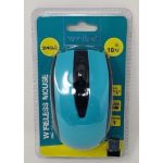 Weibo Ασυρματο Ποντικι RF-2821B Μπλε 3200DPI 2.4Ghz